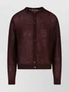 Gimaguas Sheer Crewneck Knitwear Scalloped Edge