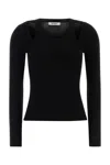 Gimaguas Luxe Knit Long Sleeve Jumper In Black