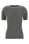 Gimaguas Grey Wool Blend Rina Sweater In Gray