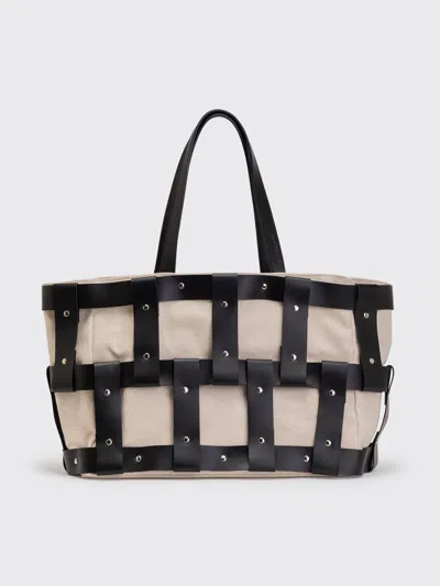 Gimaguas Shopper Canvas Bag In Black