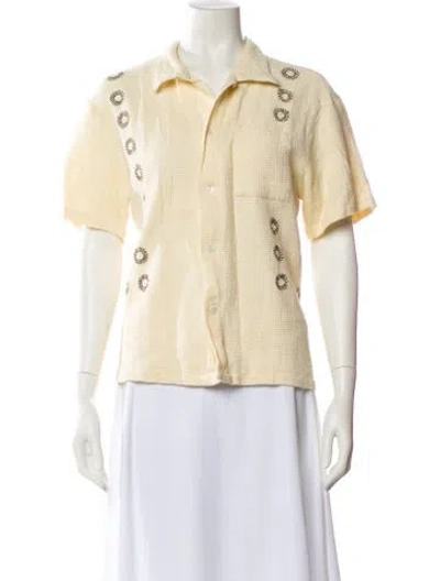 Pre-owned Gimaguas Short Sleeve Polo In Blue