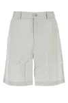 Gimaguas Embroidered Modal Blend Nicolas Bermuda Shorts In Stripped
