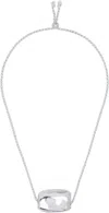 Gimaguas Silver & Purple Gennaro Pepe Ciller Edition Cube Necklace In Lilac