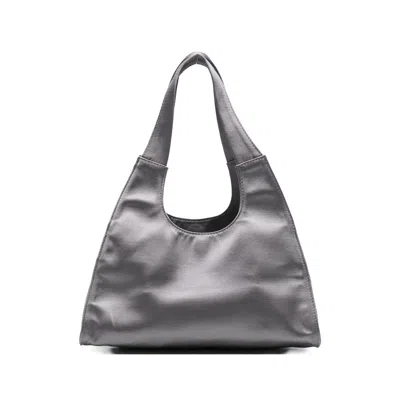 Gimaguas Curved-handle Tote Bag In Silver