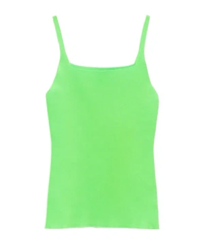 Gimaguas Sleeveless Spaghetti-strap Top In Green