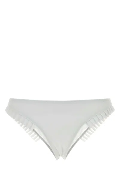 Gimaguas Sophie Bikini Bottom In Stretch Nylon In Neutral