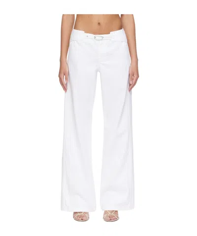 Gimaguas Ssense Exclusive White Nicole Denim Trousers