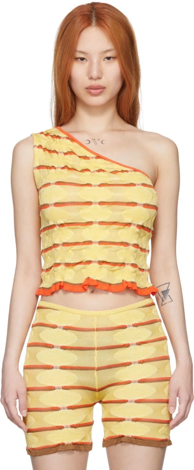 Gimaguas Ssense Exclusive Yellow Tank Top