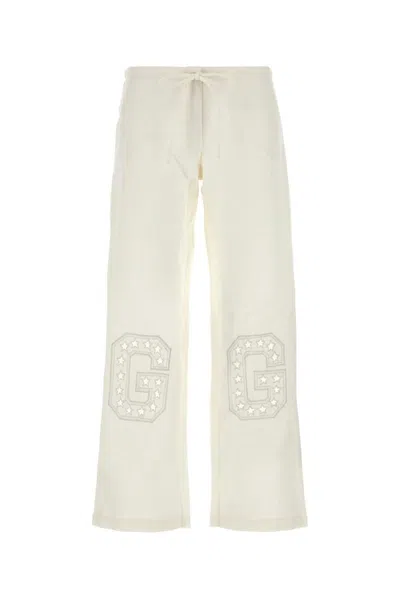 Gimaguas Ivory Linen Blend Gima Pant In White