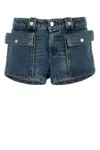 Gimaguas Denim Stretch Micro Shorts
