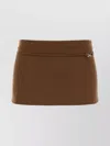 Gimaguas Minigonna Carolina In Nylon Stretch Marrone Donna