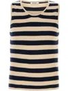 Gimaguas Embroidered Cotton Leo Tank Top In Neutrals
