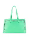 Gimaguas Stud-embellished Backpack In Green