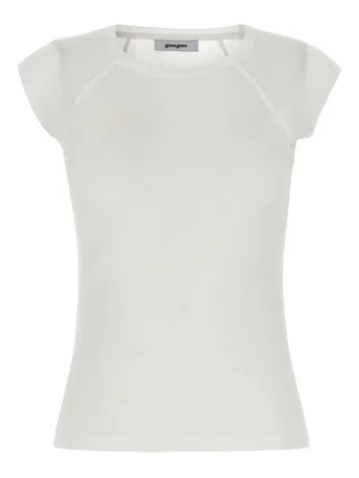 Gimaguas Susu Raglan-sleeve Cotton T-shirt In White
