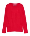 Gimaguas Braid Cable-knit Sweater In Red