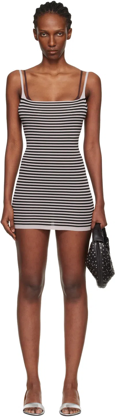 Gimaguas Taupe & Black Camu Minidress