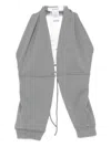 Gimaguas Tie-front Halter Top In Gray