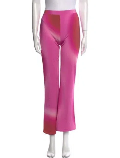 Pre-owned Gimaguas Tie-dye Print Wide Leg Pants W/ Tags In Pink