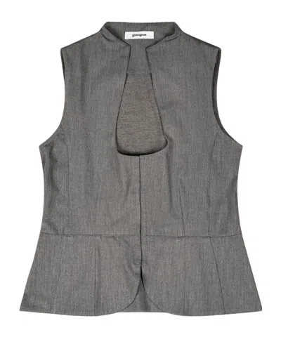 Gimaguas Top Amor In Gray