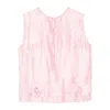 Gimaguas Twiggy Ribbon-detail Top In Pink