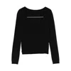 Gimaguas Natalie V-back Sweater In Black