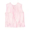 Gimaguas Twiggy Ribbon-detail Top In Pink