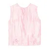 Gimaguas Twiggy Ribbon-detail Top In Pink