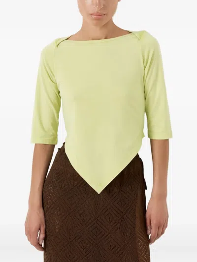 Gimaguas Green Saona Long Sleeve T-shirt In Yellow