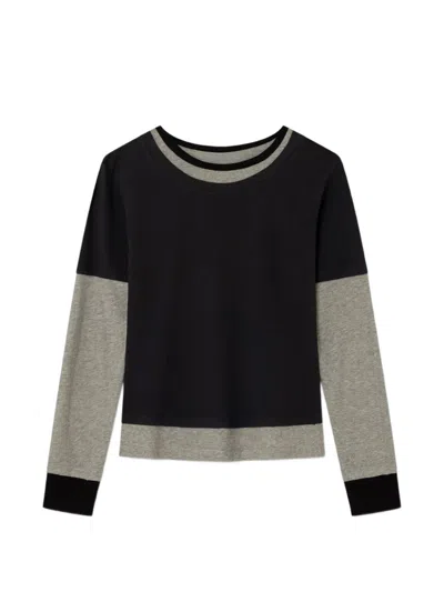 Gimaguas Triple Layered-effect T-shirt In Black