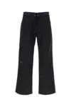 Gimaguas Two-tone Nylon Cedric Pant In Black