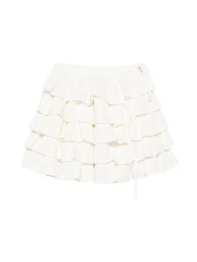 Gimaguas Ulla Midi Skirt Woman White