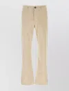Gimaguas Velvet Rene Trousers Pockets Belt Loops In Neutral