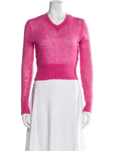 Pre-owned Gimaguas V-neck Sweater In Pink