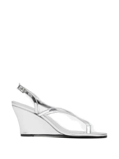 Gimaguas Wedge Sandals In Silver