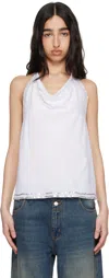 Gimaguas White Cala Halter Top In White