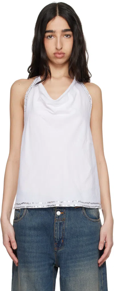 Gimaguas White Cala Halter Top