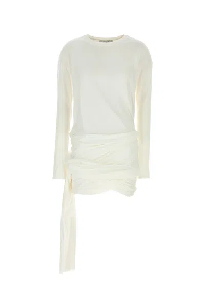 Gimaguas White Cotton Ashley Mini Dress
