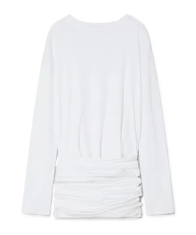 Gimaguas White Cotton Ashley Mini Dress