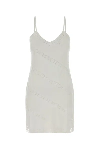 Gimaguas Beatrice Lace Mini Dress In White