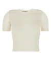 Gimaguas Ivory Nylon Blend Kiss Sweater In White
