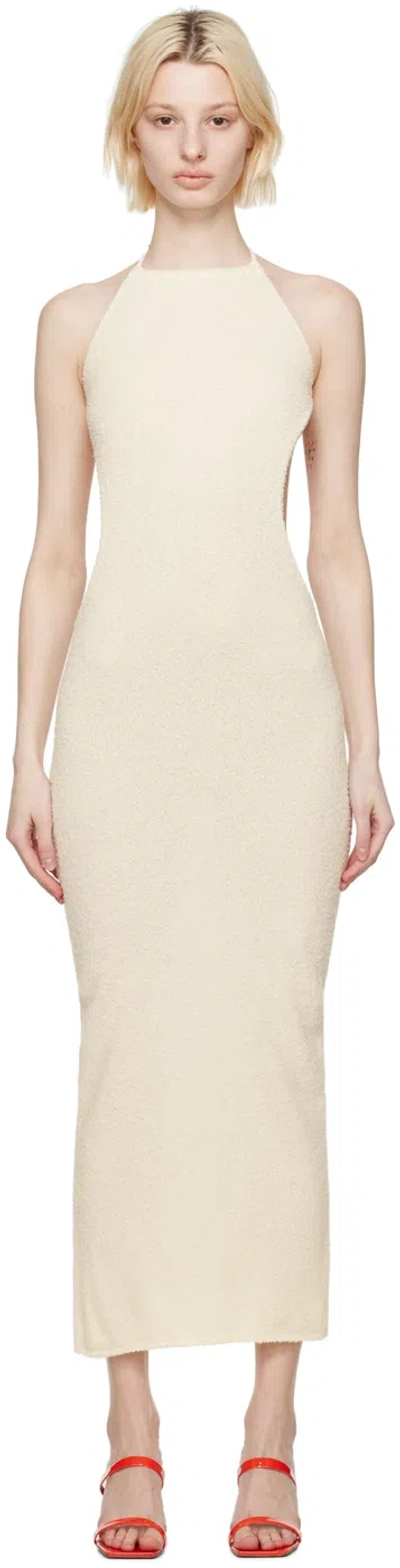 Gimaguas White Marsa Maxi Dress In Neutral