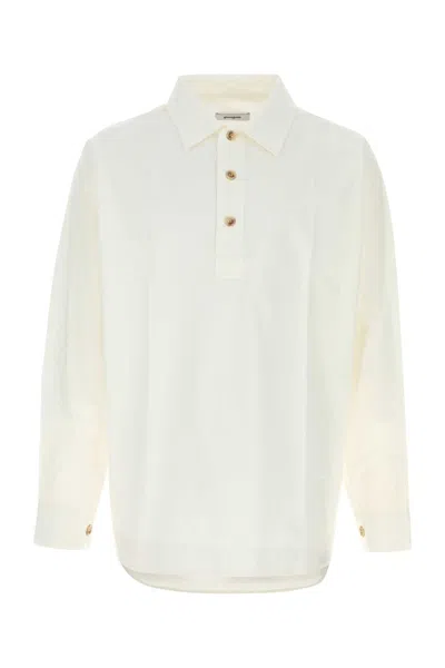 Gimaguas White Piquet Claude Polo Shirt