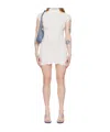 Gimaguas White Salsa Minidress In White
