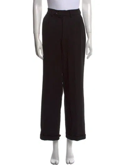 Pre-owned Gimaguas Wide Leg Pants In Black