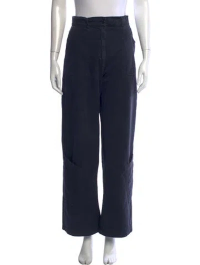 Pre-owned Gimaguas Wide Leg Pants In Blue