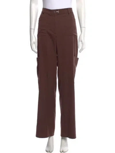 Pre-owned Gimaguas Wide Leg Pants In Brown