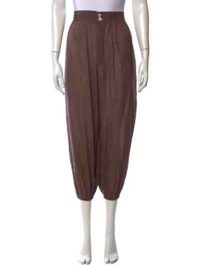 Pre-owned Gimaguas Wide Leg Pants In Brown
