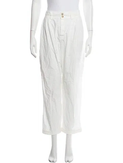 Pre-owned Gimaguas Wide Leg Pants In Neutrals