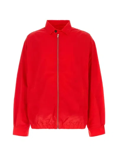 Gimaguas William Cotton Jacket Casual Long Sleeves In Red