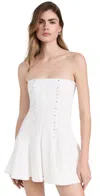 Gimaguas White Williams Minidress In White